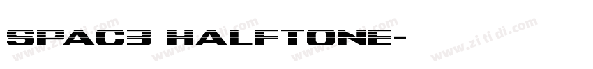 Spac3 halftone字体转换